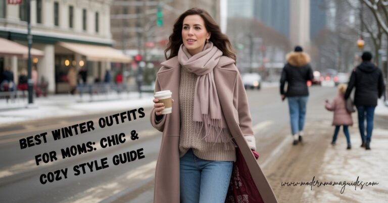 best winter outfits for moms