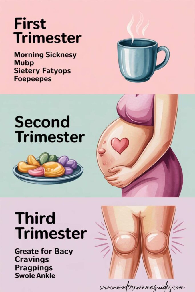 Common Pregnancy Symptoms by Trimester