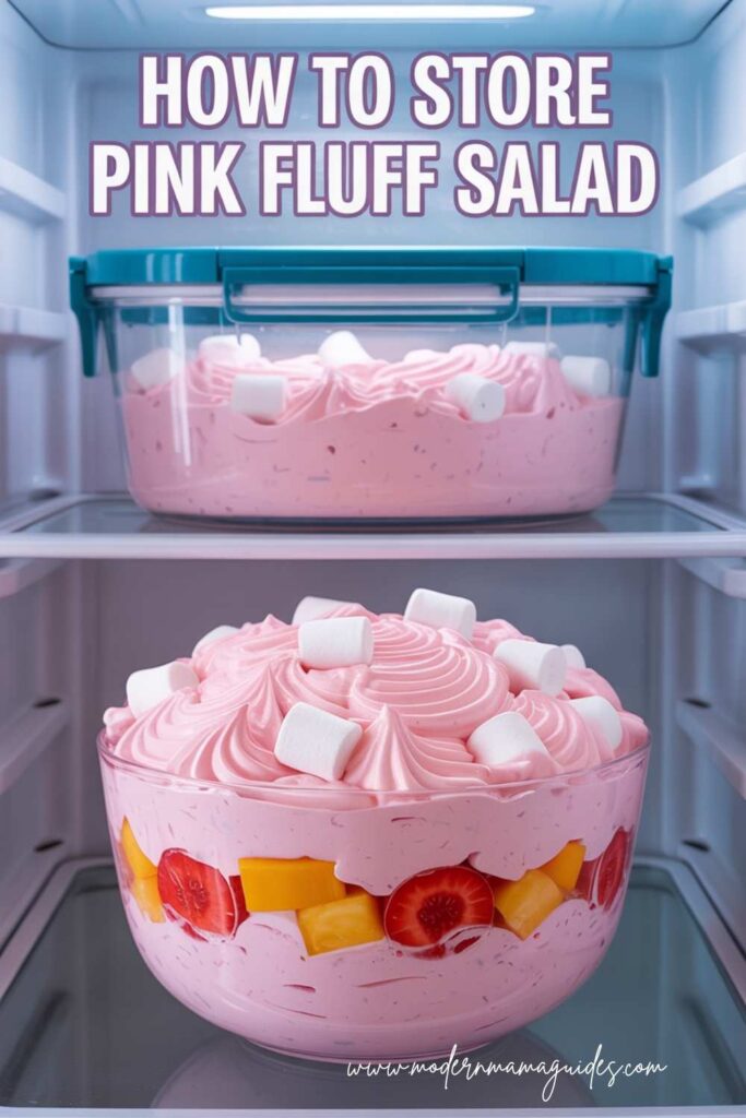 How to Store Pink Fluff Salad