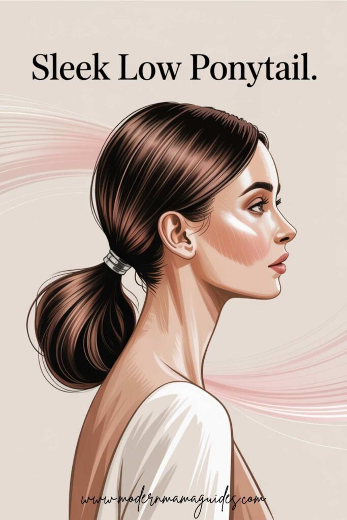 Sleek Low Ponytail