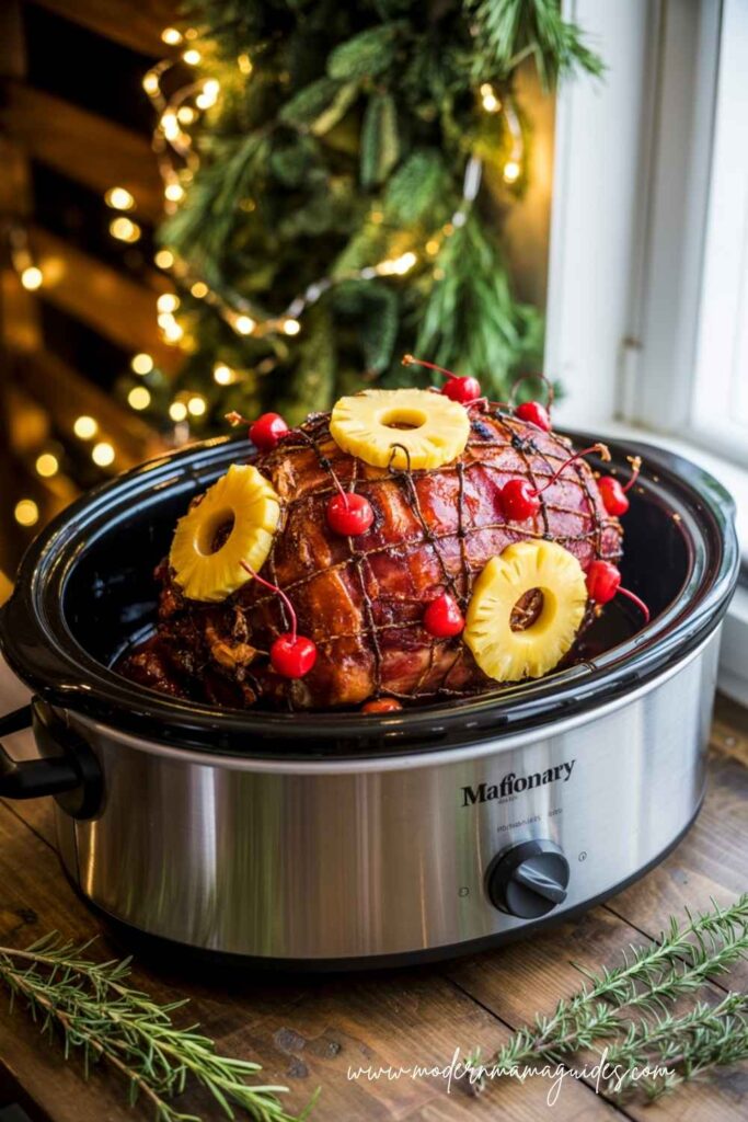 Slow Cooker Holiday Ham