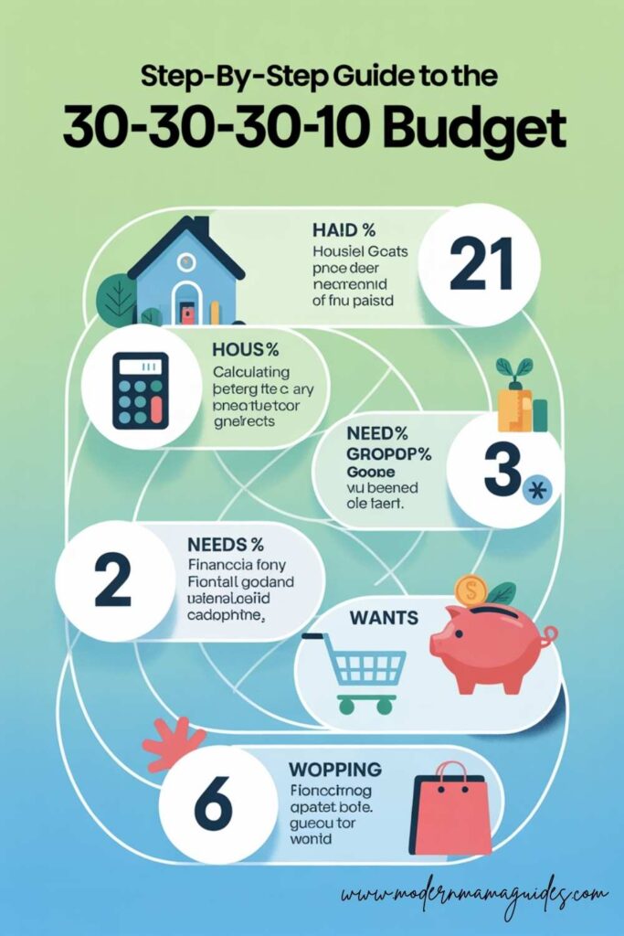 Step-by-Step Guide to the 30-30-30-10 Budget