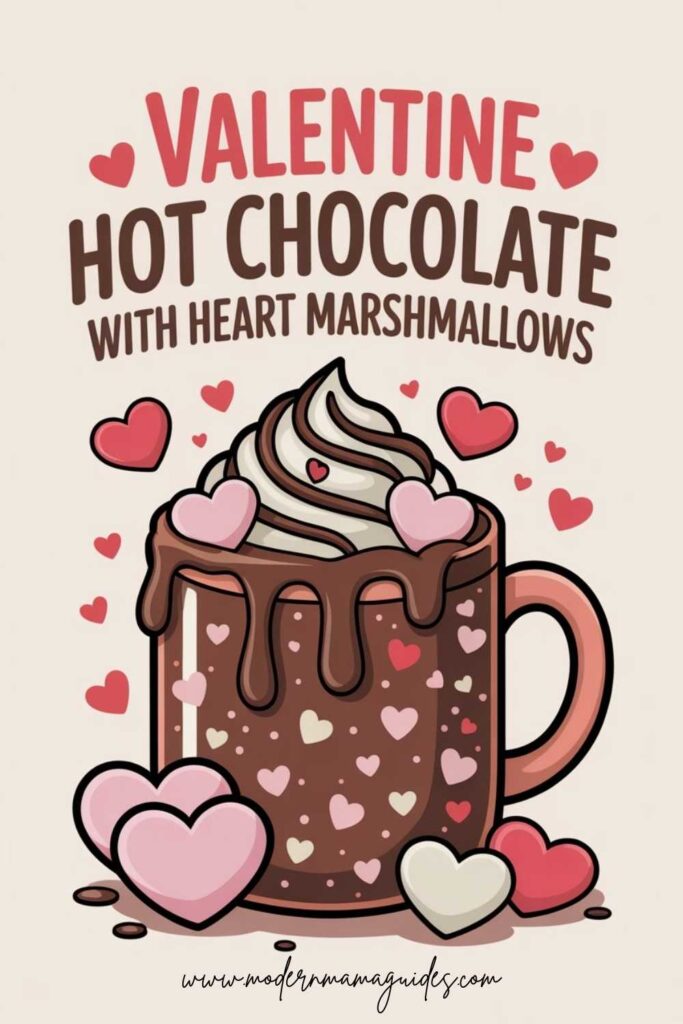 8 Simple and Cute Valentine Day Breakfast Ideas 5 Valentine Hot Chocolate with Heart Marshmallows