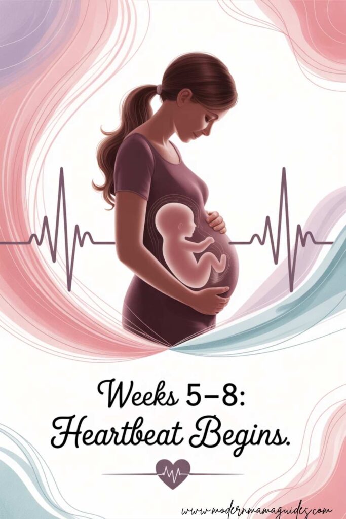 Weeks 5–8: Heartbeat Begins