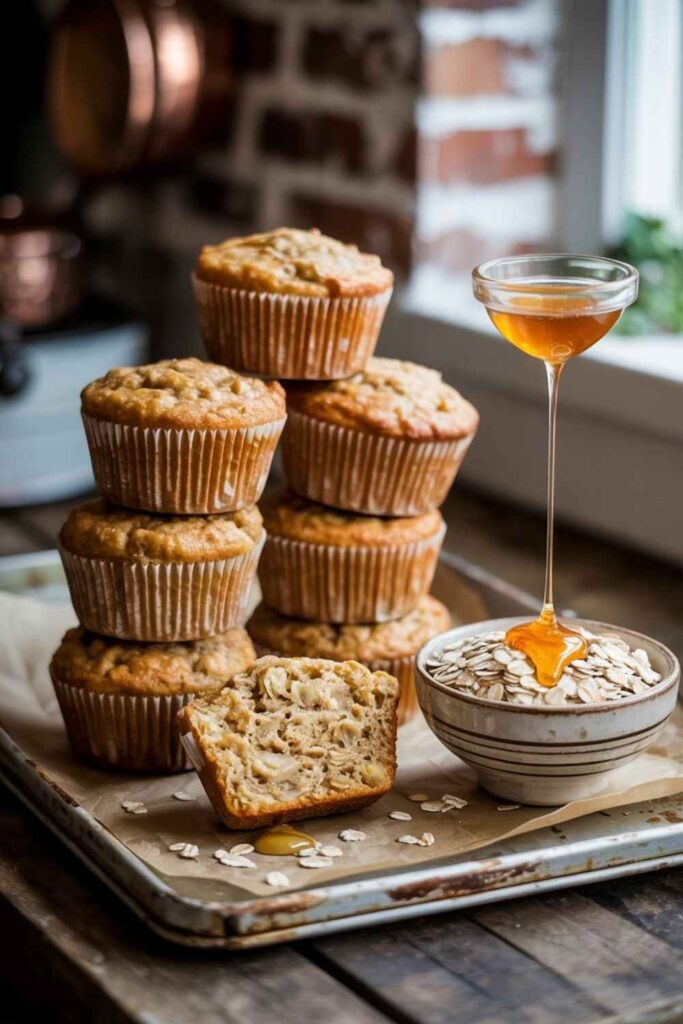 Banana Oatmeal Muffins
