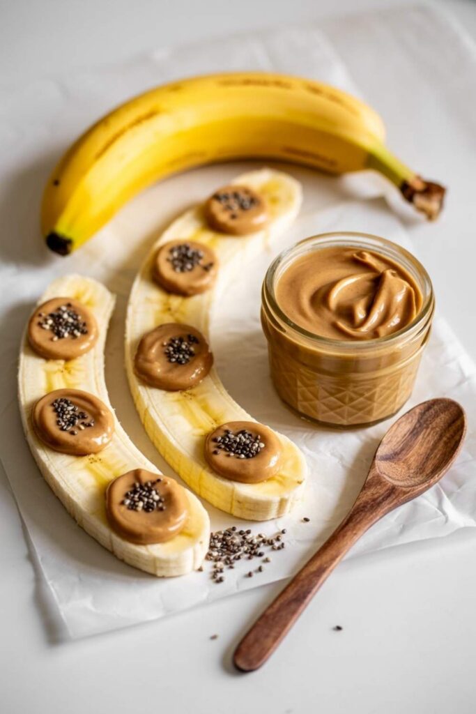Banana with Almond Butter