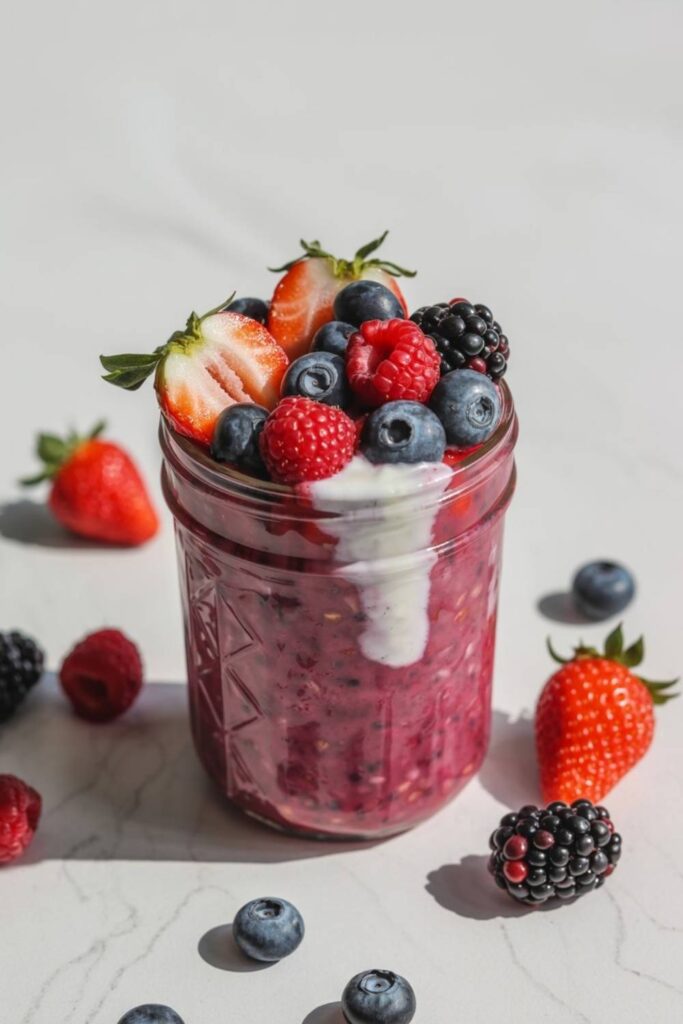 Berry Blast Overnight Oats