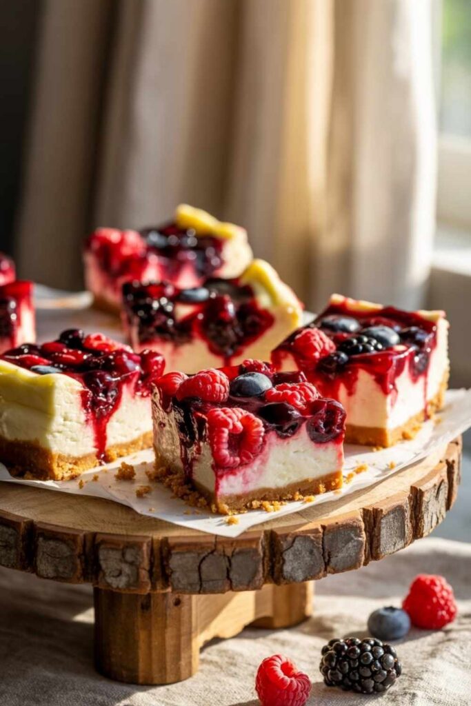 Berry Cheesecake Bars