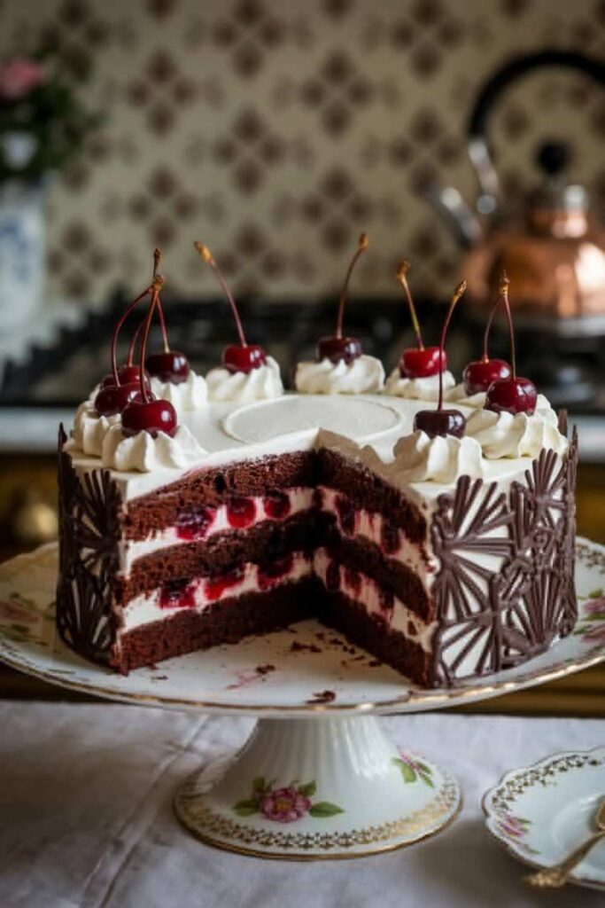 Black Forest Cake for a Retro Touch