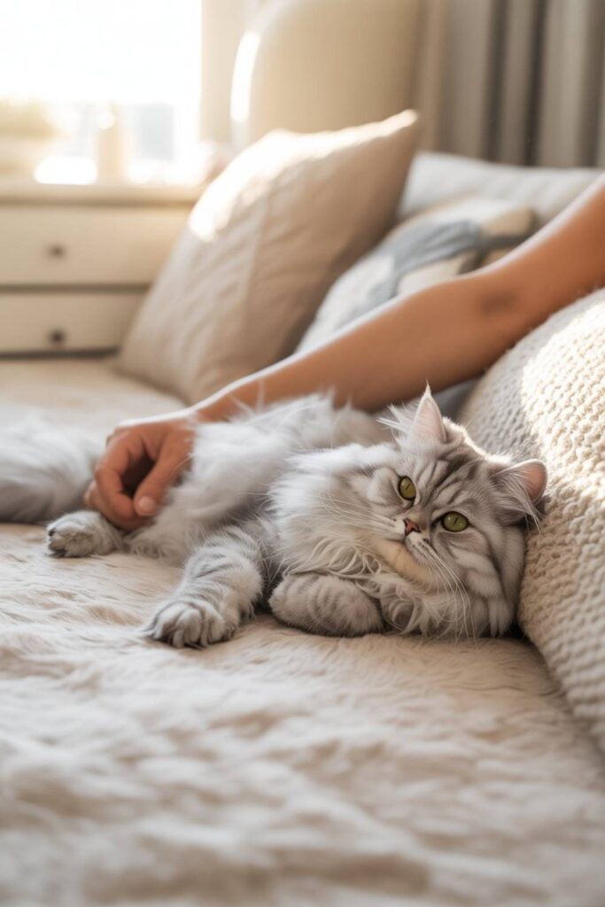 Cats Cuddling with You