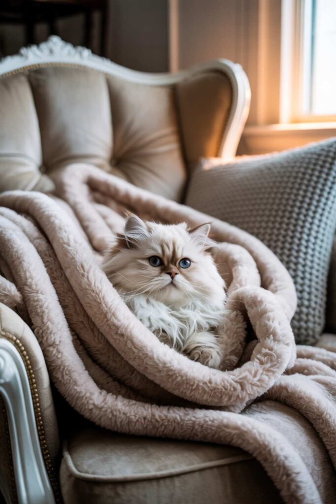 Cats in Cozy Blankets