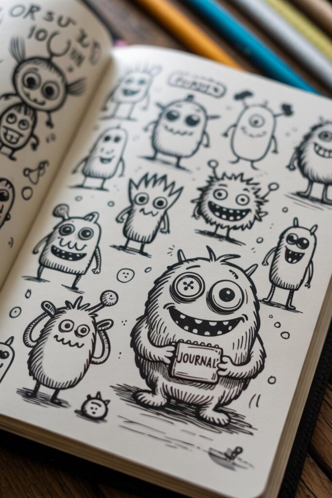 Character Doodles With Personality
