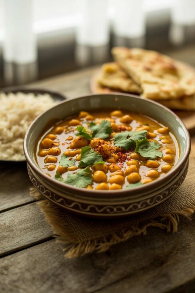 Chickpea Curry with Coconut Milk