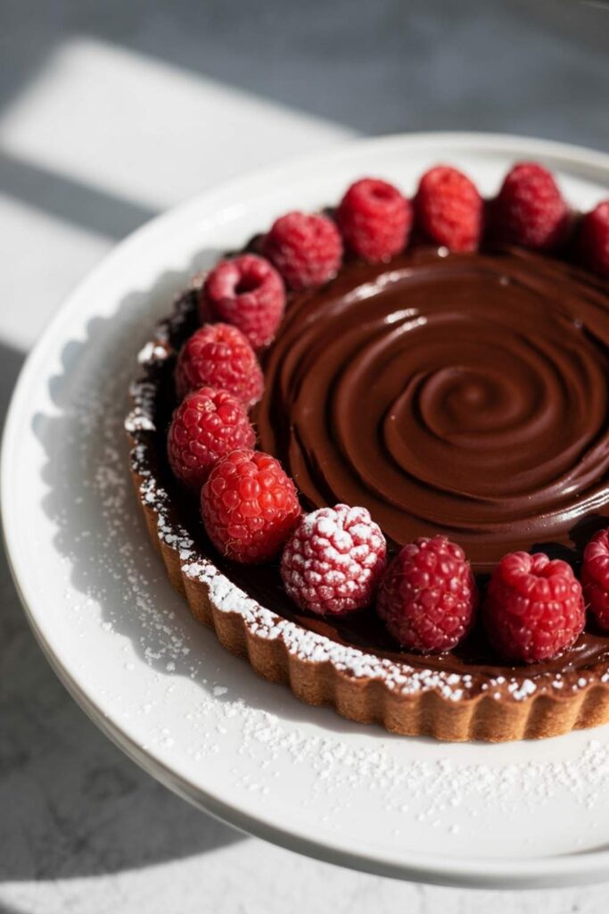 Chocolate Raspberry Tart