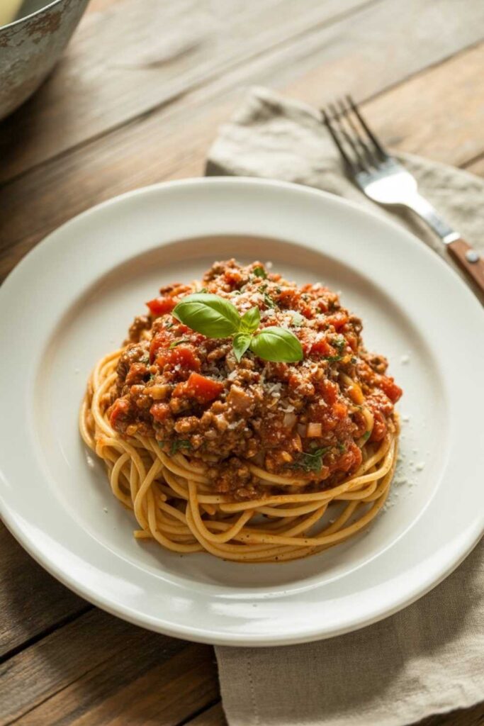 Classic Spaghetti Bolognese