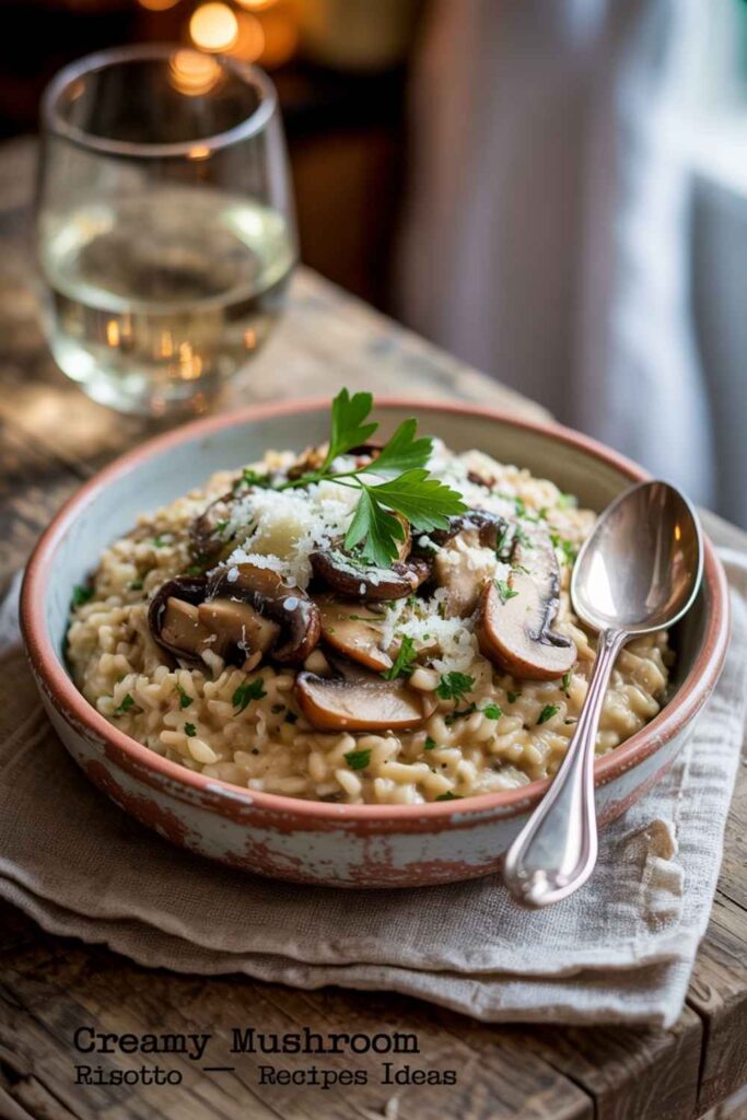 Creamy Mushroom Risotto