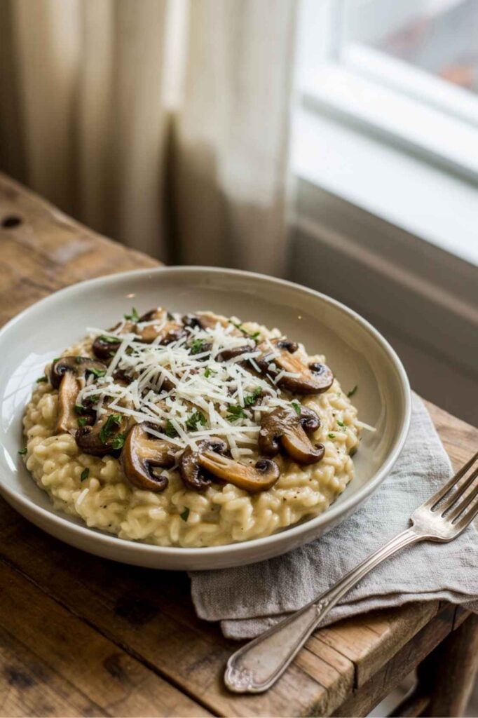 Creamy Mushroom Risotto