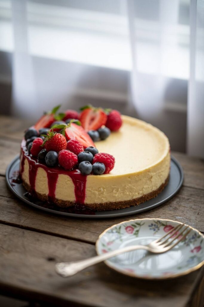 Creamy New York-Style Cheesecake