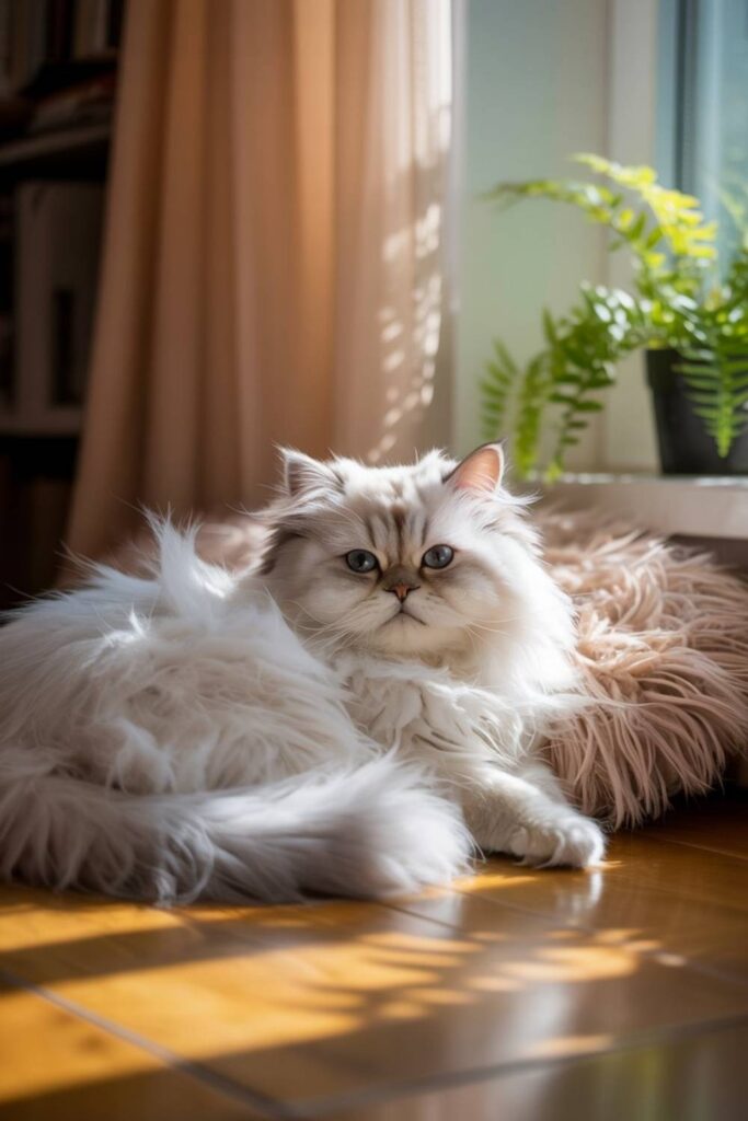 Cute Cat Naps in the Sun