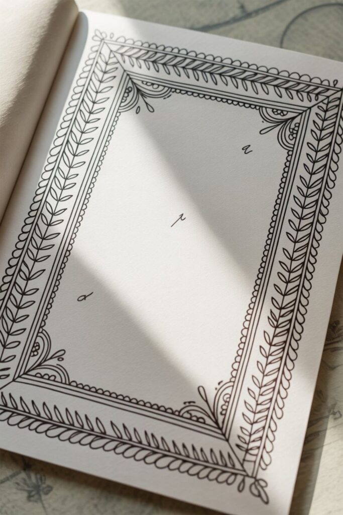 Doodle Borders and Frames for Journals