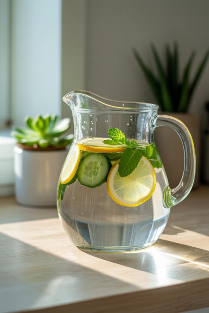 Drink More Water with Fresh Ingredients