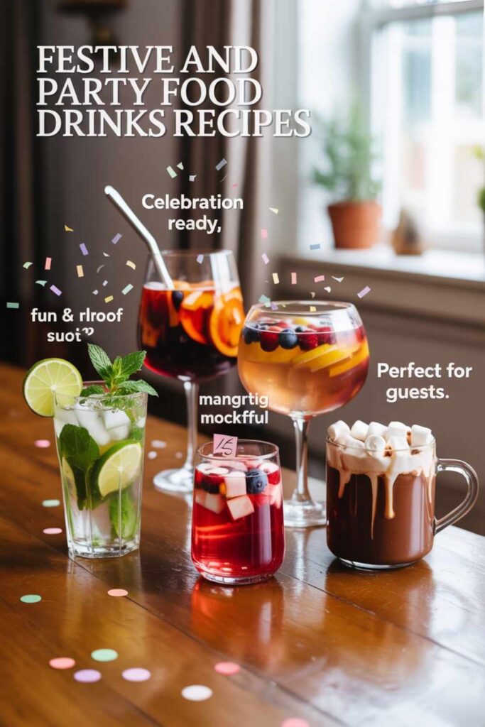 Festive and Party Drink Recipes