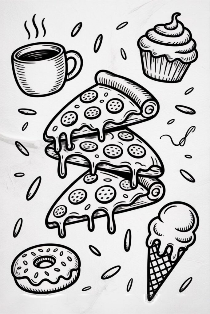 Food Doodles You Can Almost Taste