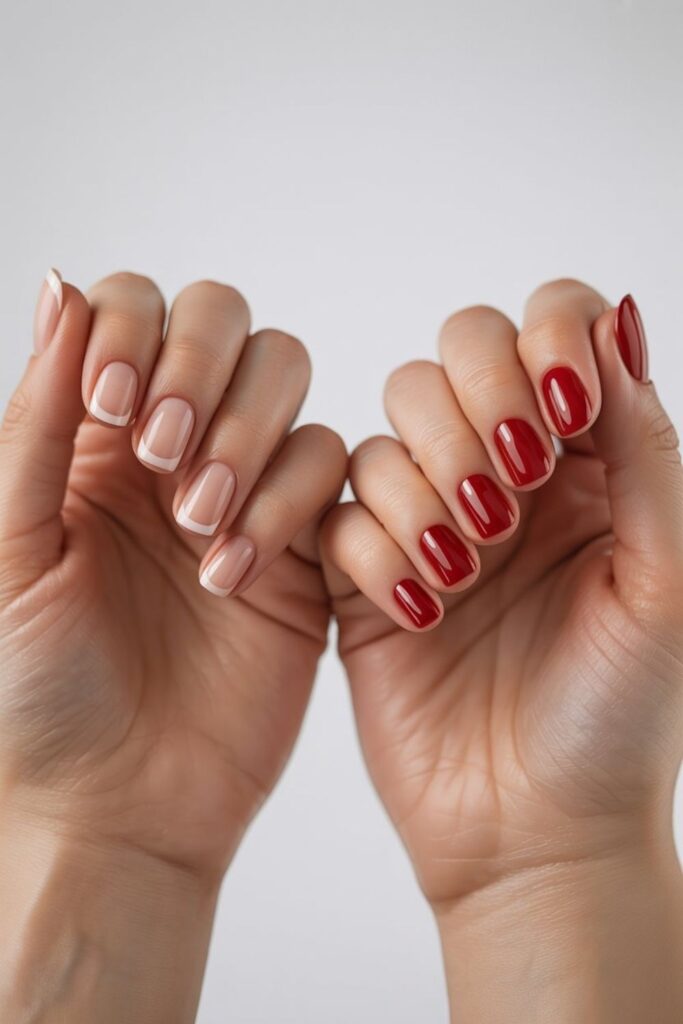 French vs. Solid Color: