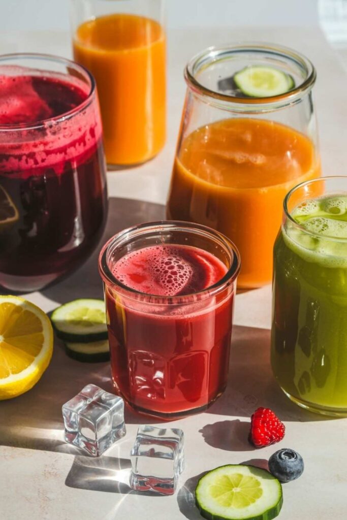 Freshly Squeezed Juices and Infused Water