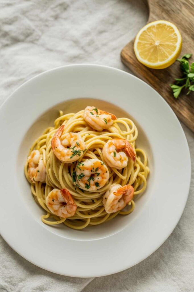 Garlic Butter Shrimp Pasta