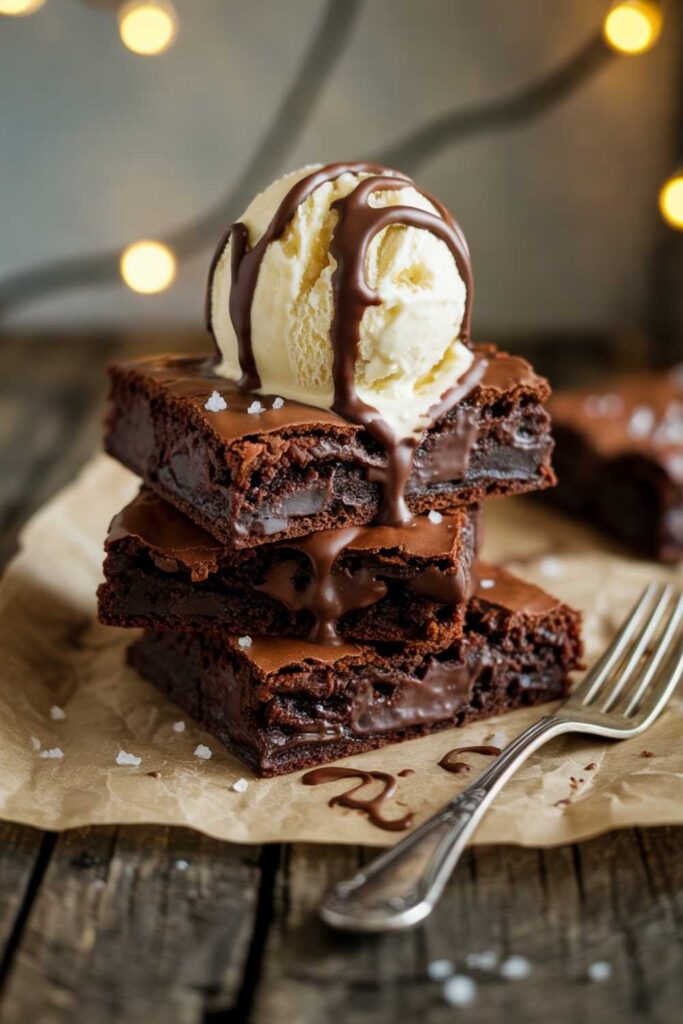 Gooey Brownies with a Fudgy Center