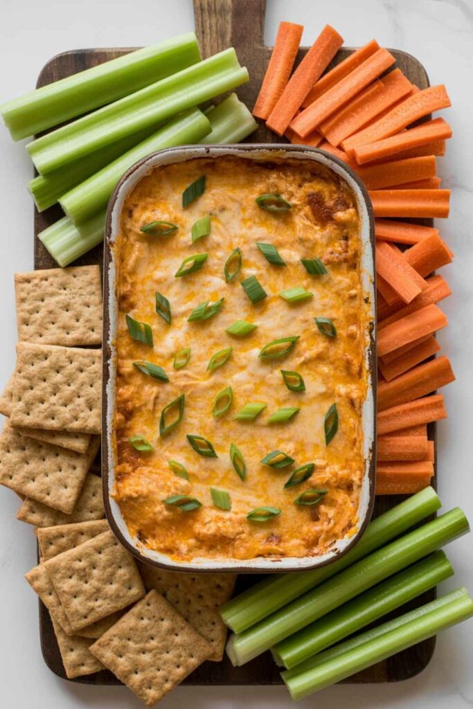 Greek Yogurt Buffalo Chicken Dip