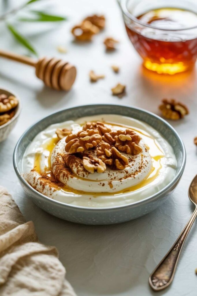 Greek Yogurt with Honey and Nuts