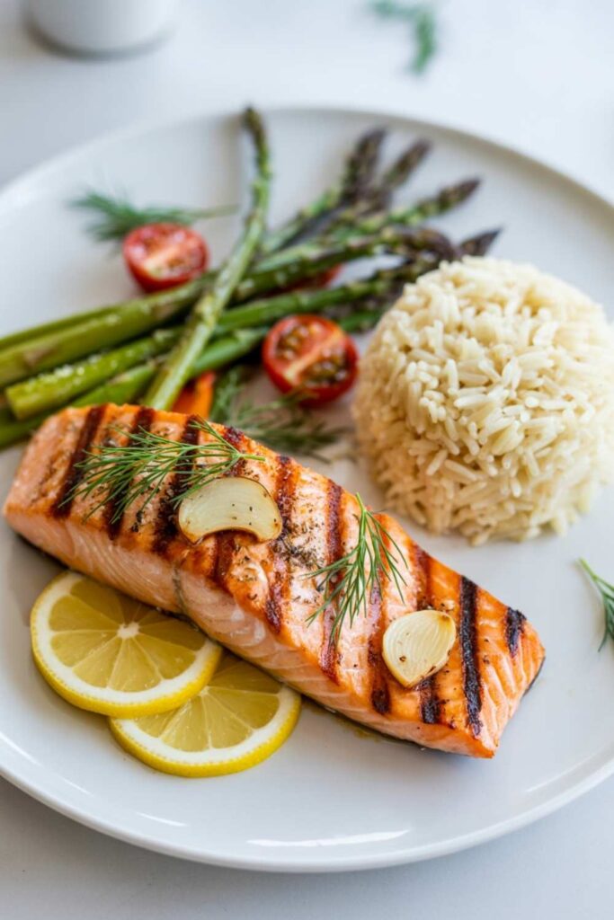 Grilled Lemon Herb Salmon
