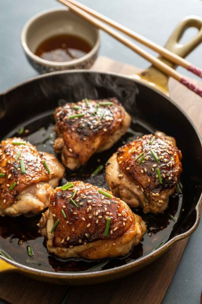 Honey Garlic Chicken Thighs