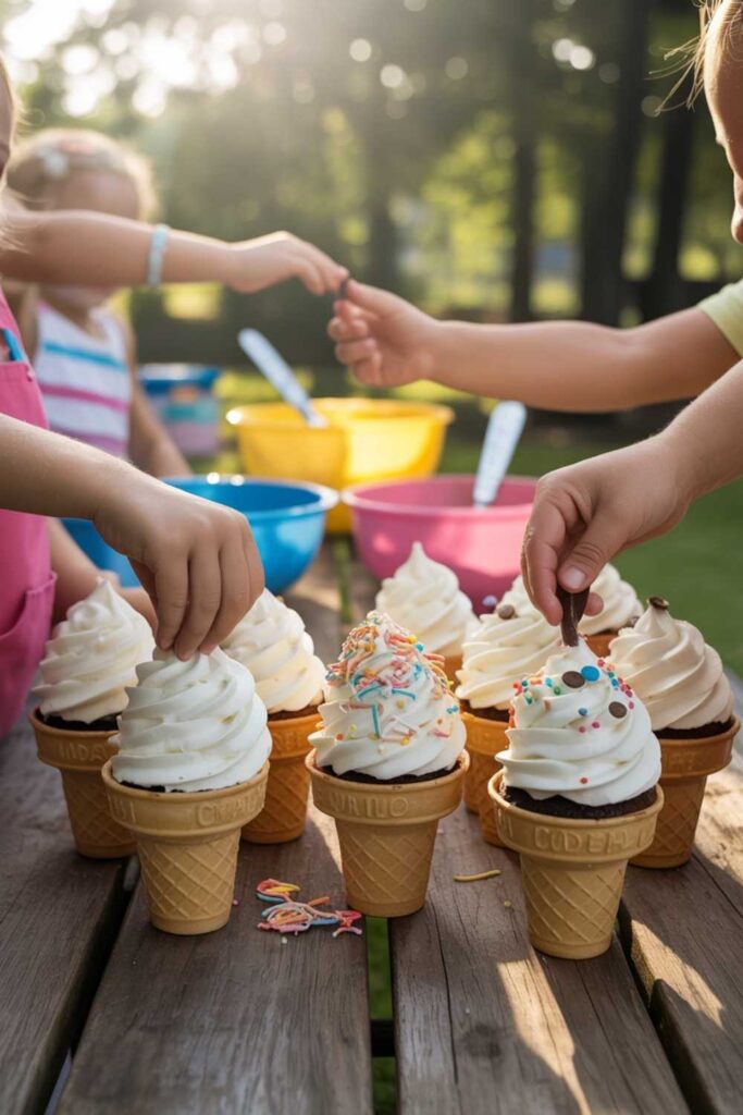 Ice Cream Cone Cupcakes