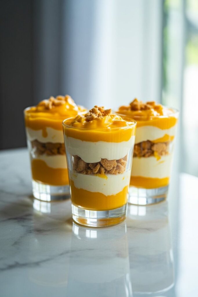Mango Cheesecake Parfaits