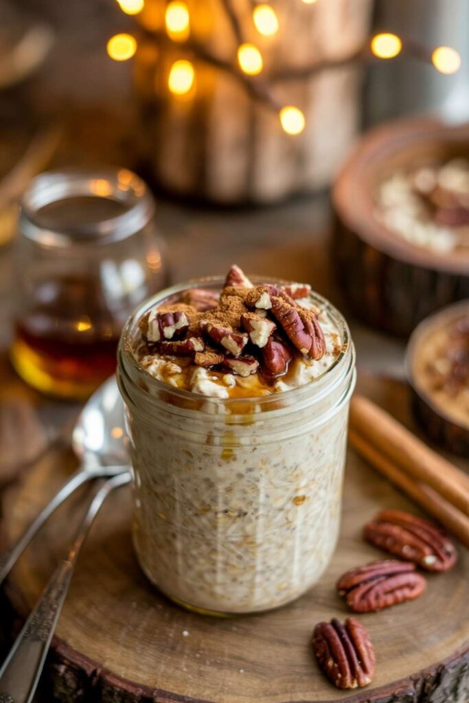 gMaple Pecan Overnight Oats