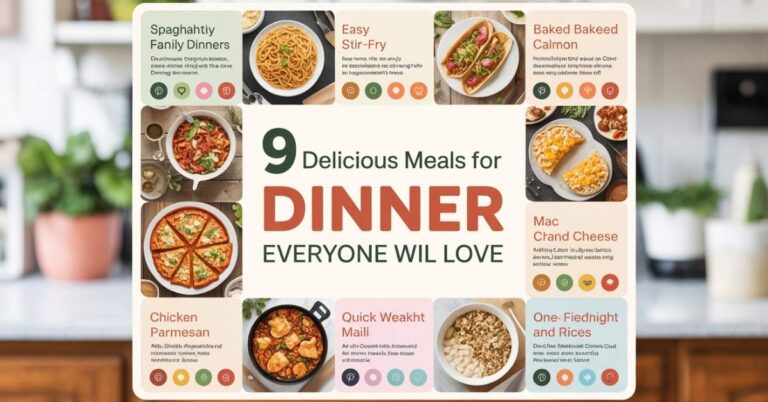 meals for dinner families