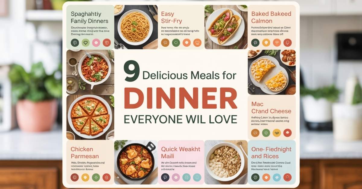 meals for dinner families