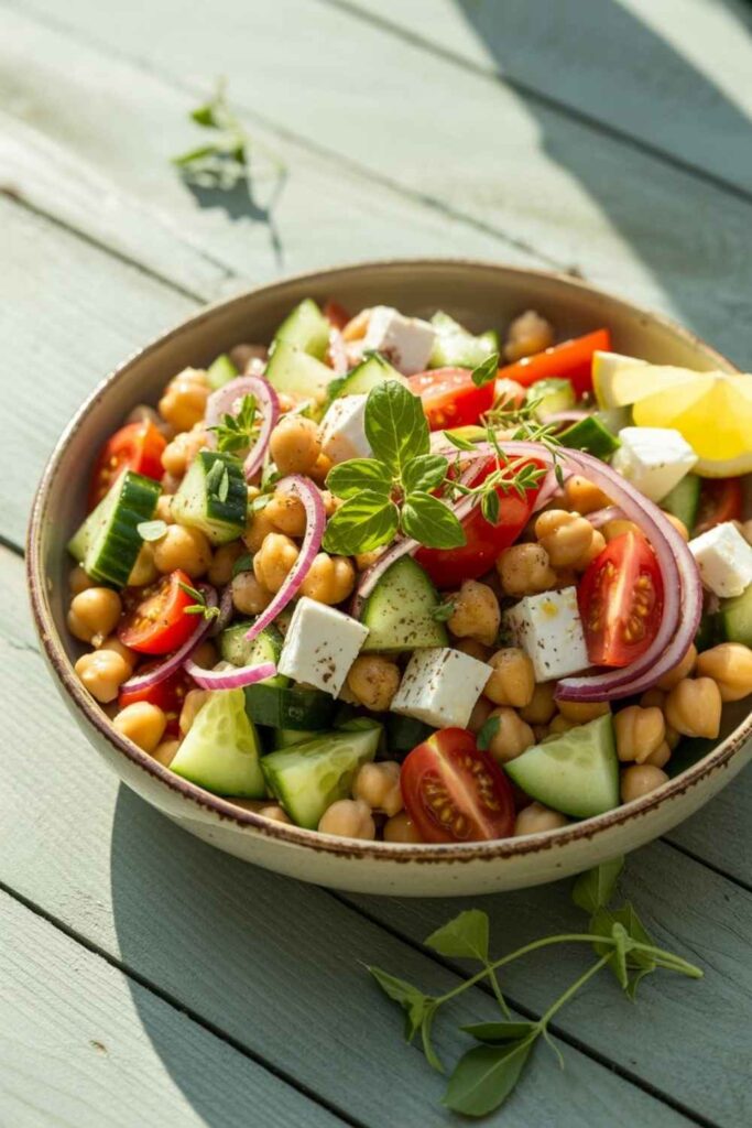 Mediterranean Chickpea Salad