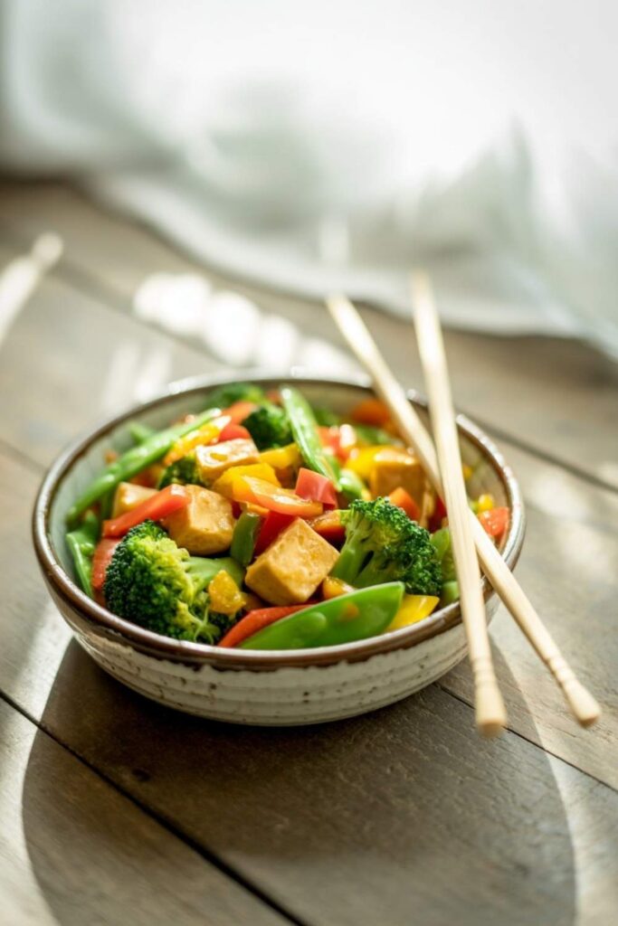 Mini Stir-Fry with Rice or Noodles