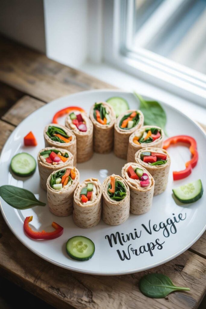 Mini Veggie Wraps