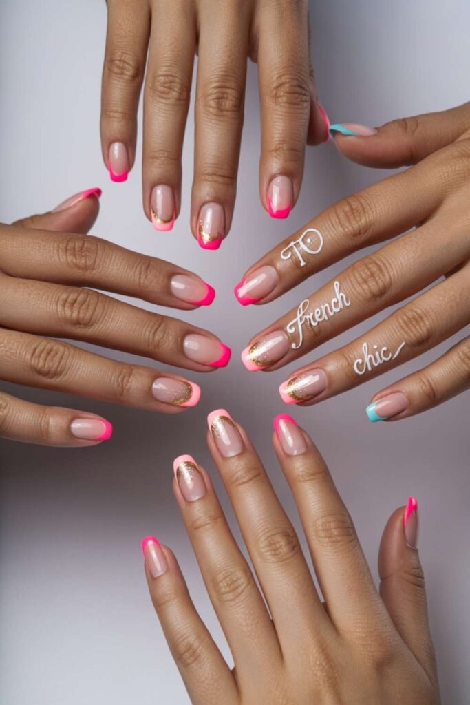 Modern Variations of French Nails