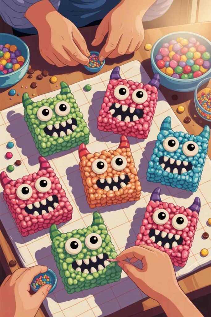 Monster Rice Krispie Treats