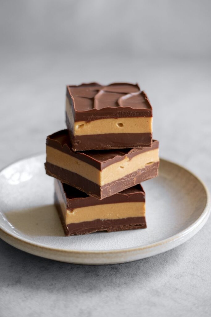 No-Bake Chocolate Peanut Butter Squares