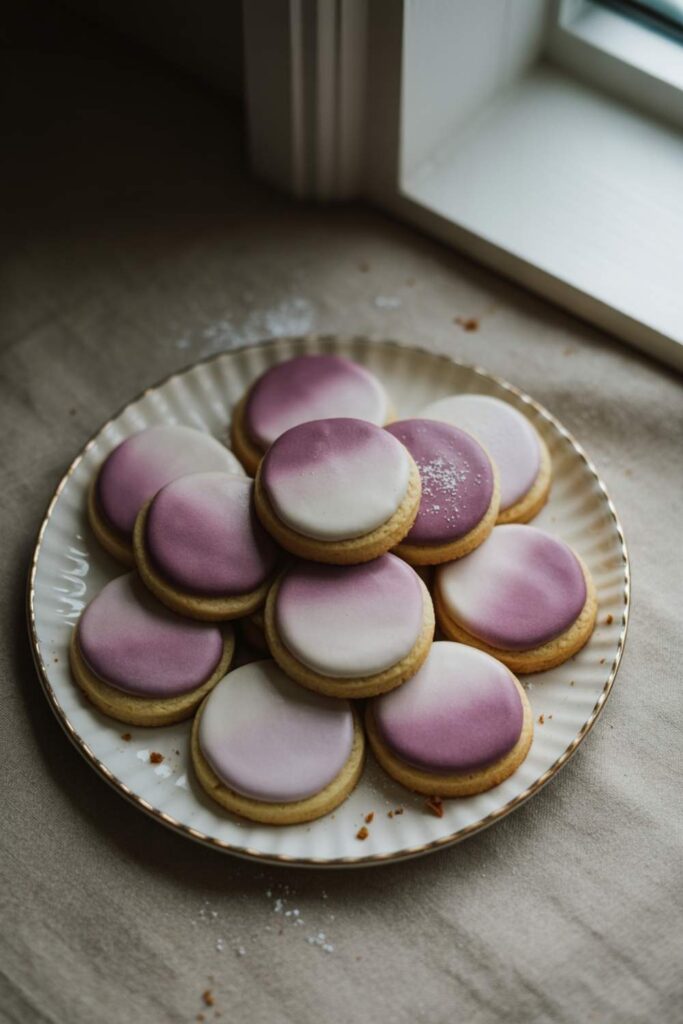 Ombre Frosting Cookies