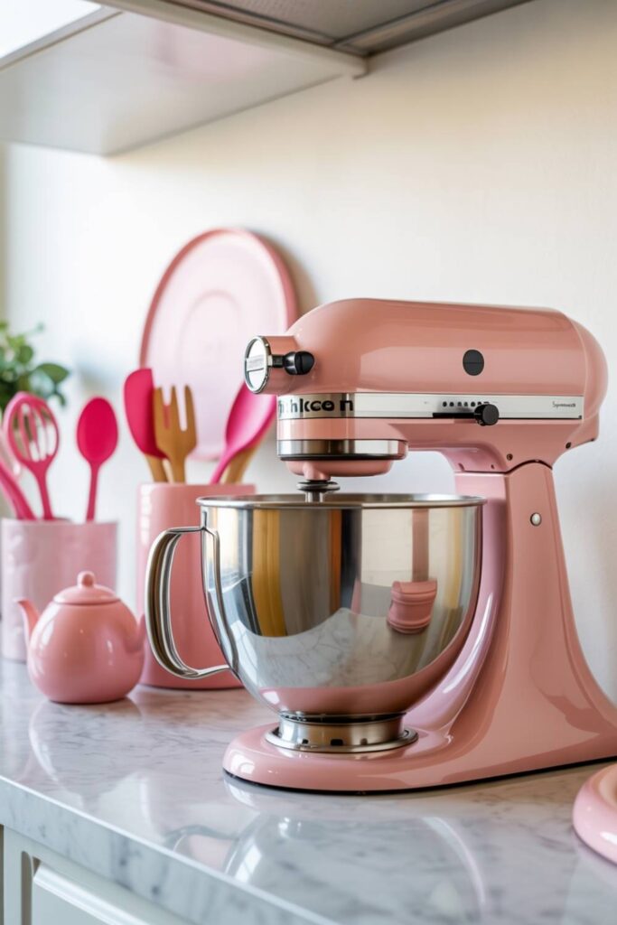 Pink Kitchen Accents