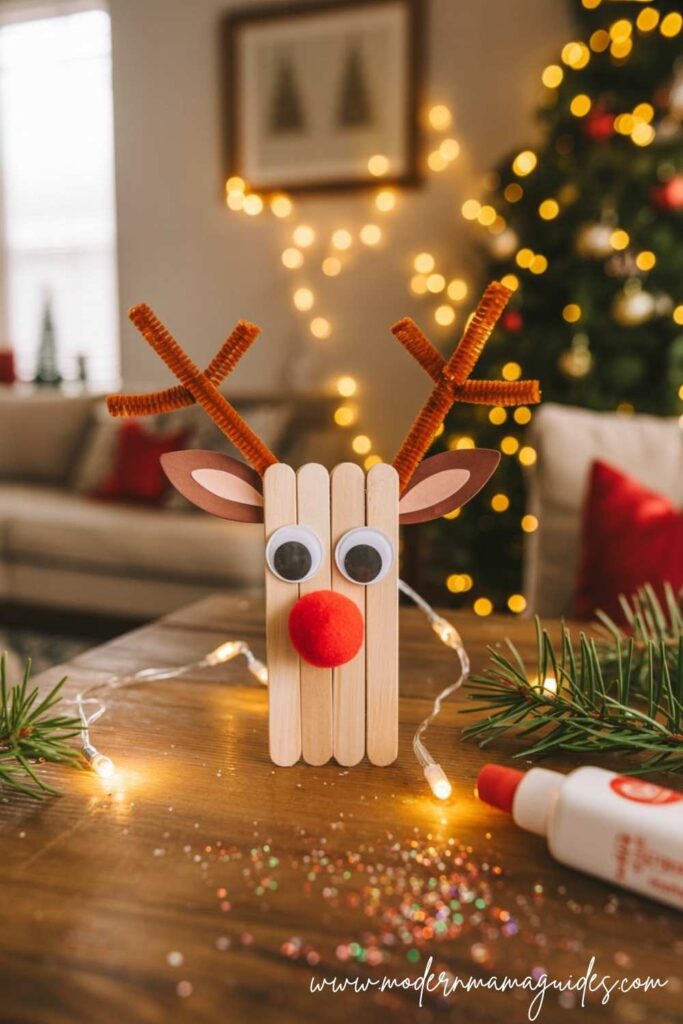 Popsicle Stick Reindeer