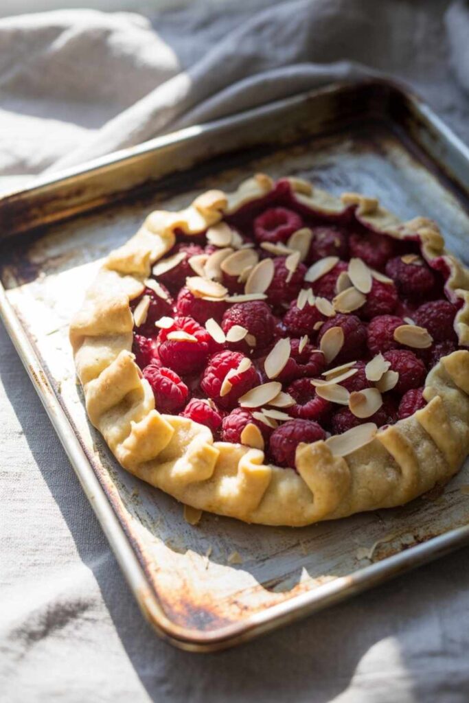 Raspberry Almond Galette